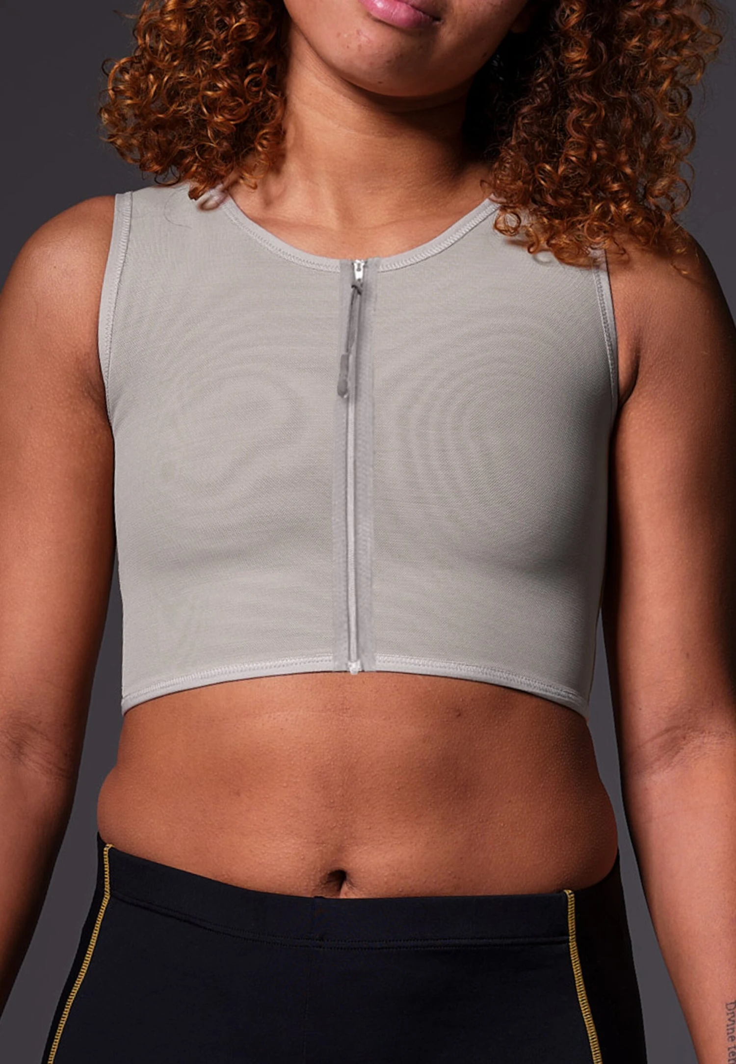 Basic Binder Zipper Grey