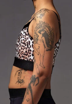 Athletic Binder Leopard