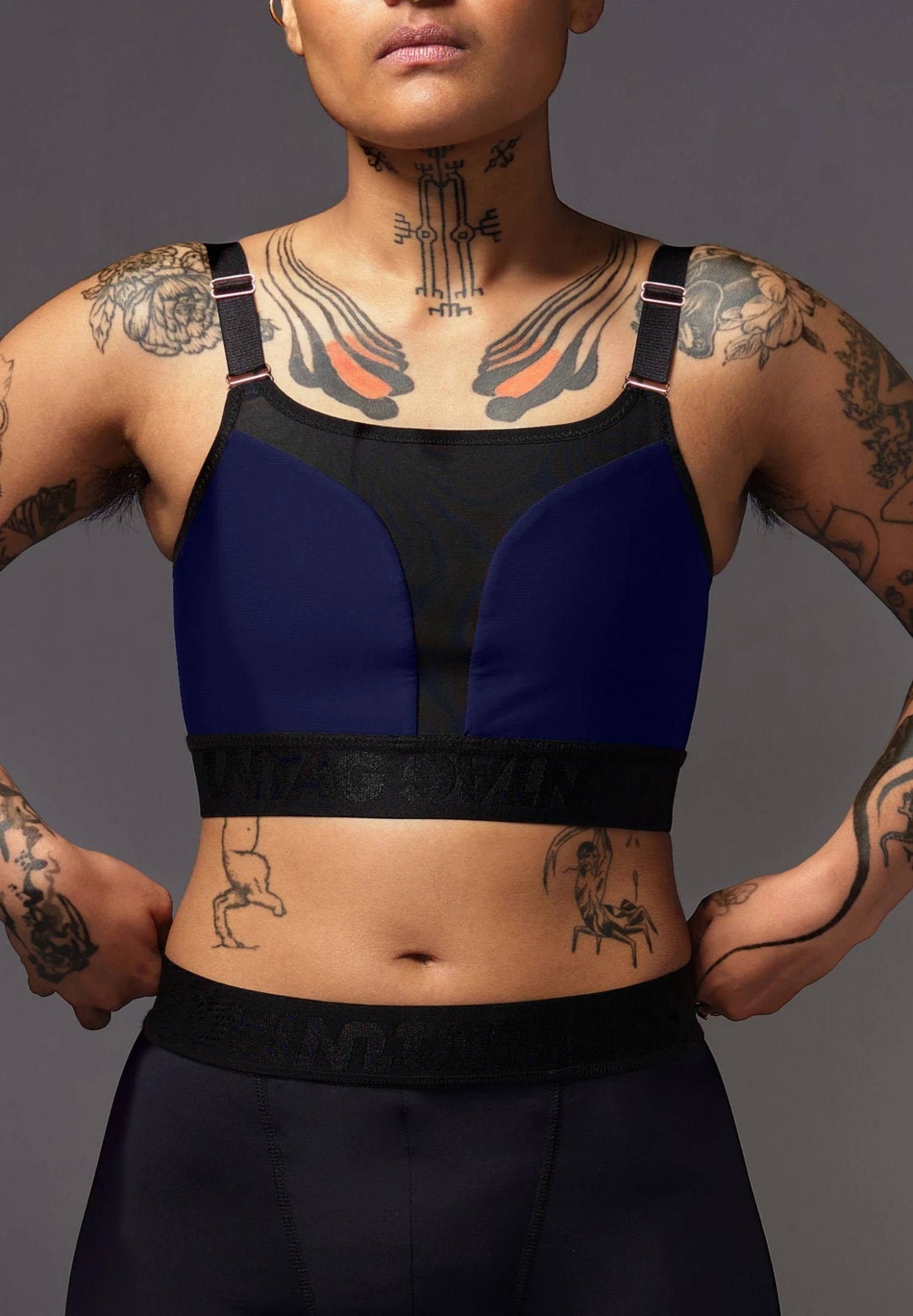 Athletic Binder Dark Blue