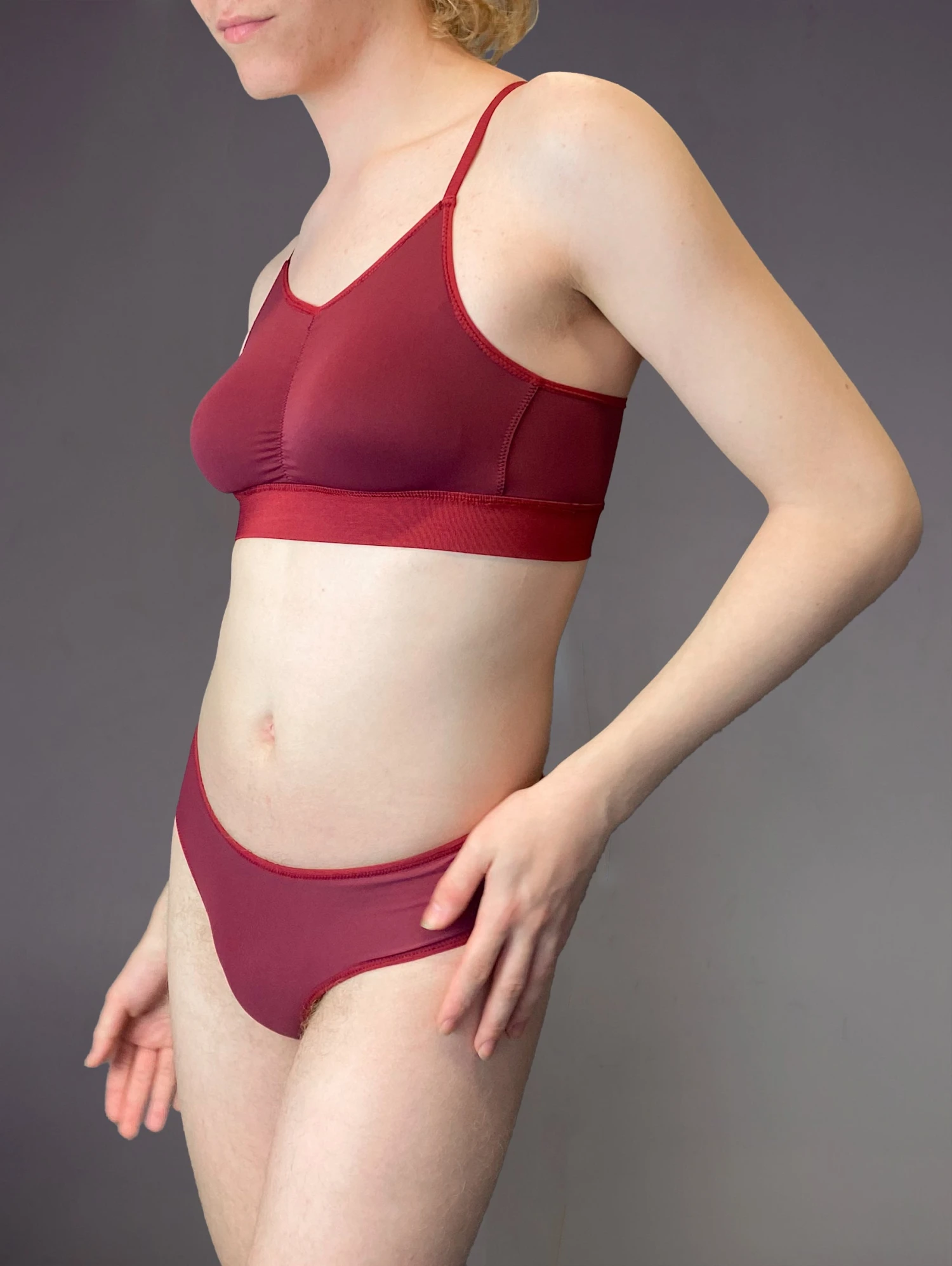 Tucking Panties Burgundy - Image 4