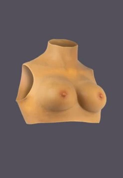 Silicone Torso With Breasts Caramel